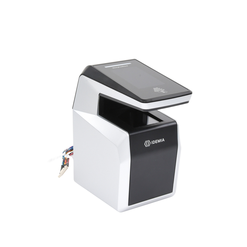 Lector de huella MorphoWave Compact MD/ IP65 / PoE, MIFARE / DESFire.
