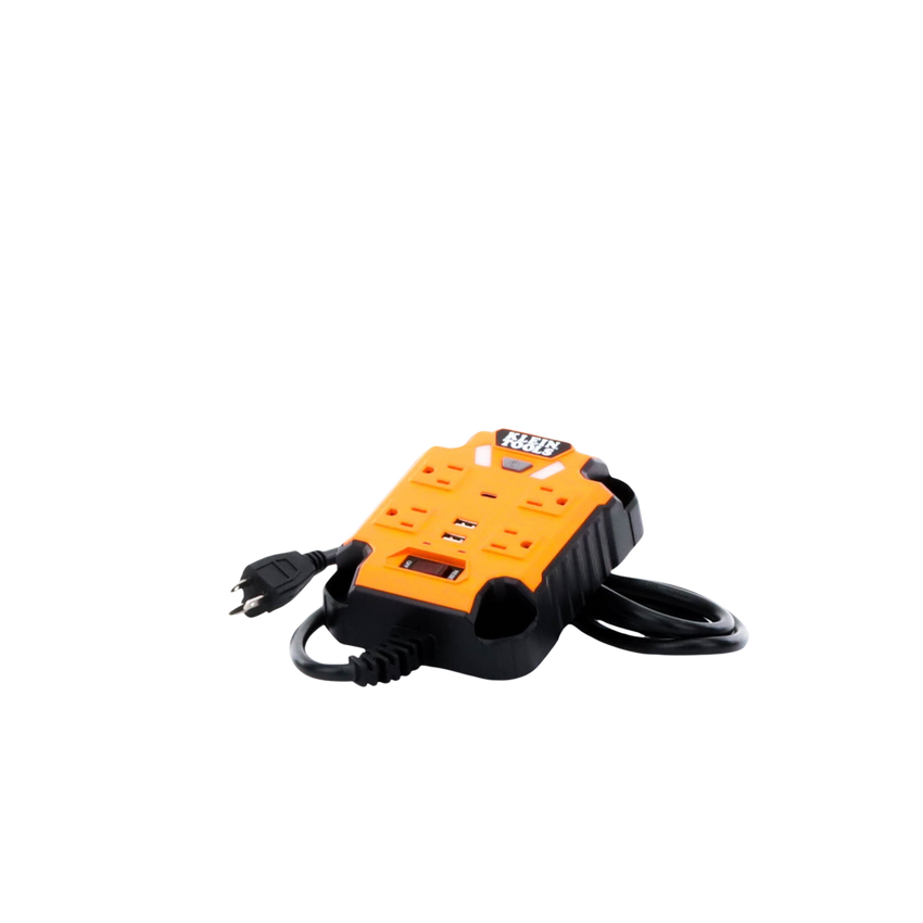 Multicontacto Powerbox 1, con 4 Salidas 120 Vca, 2 USB-A / 1 USB-C, Luces LED Integradas y Soporte Magnético