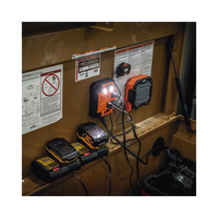 Multicontacto Powerbox 1, con 4 Salidas 120 Vca, 2 USB-A / 1 USB-C, Luces LED Integradas y Soporte Magnético
