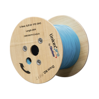Fibra Óptica Multimodo OM4, 2 mm, Simplex, Tight Buffer (900 micras), Precio Por Metro, (Hasta 2000 Metros en un Solo Tramo de Cable)