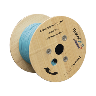 Fibra Óptica Multimodo OM4, 2 mm, Simplex, Tight Buffer (900 micras), Precio Por Metro, (Hasta 2000 Metros en un Solo Tramo de Cable)