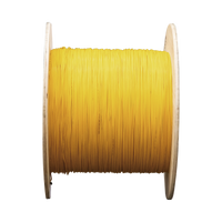 Fibra Óptica Multimodo OM4, 2 mm, Simplex, Tight Buffer, 900 micras, Color Amarillo, Precio Por Metro, (Hasta 2000 Metros en un Solo Tramo de Cable)