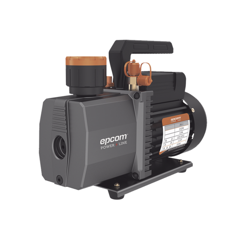 Bomba de vacío/ para aire acondicionado / 2 estados /  Motor de 1/2 HP / Voltaje dual 110-220 Vca / Acople de ingreso de 1/4" x 3/8" con válvula de retención integrada