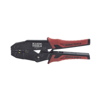 Pinza Ponchadora para Terminales con Aislamiento en Cable de Cobre Sólido y Trenzado de 10-22 AWG.