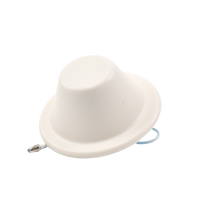 Antena Tipo Domo| 698-960/1710-2700 MHz, 2/4 dB | 75 Ohm, con conector F Hembra.