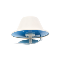 Antena Tipo Domo| 698-960/1710-2700 MHz, 2/4 dB | 75 Ohm, con conector F Hembra.