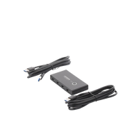 Conmutador USB para Compartir 4 Puertos USB 3.0 a 2 PC ́s | Cambio Mediante Botón | Incluye Dos Cables USB de 1.5 m | ABS | Permite que 2 Usuarios Compartan 4 Dispositivos Periféricos USB3.0, como una impresora, un escáner, etc.