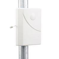 Antena Tipo Panel de Montaje en Pared, Multibanda 700-960 MHZ/ 1710-2170 MHz, 75 Ohm, conector F hembra.