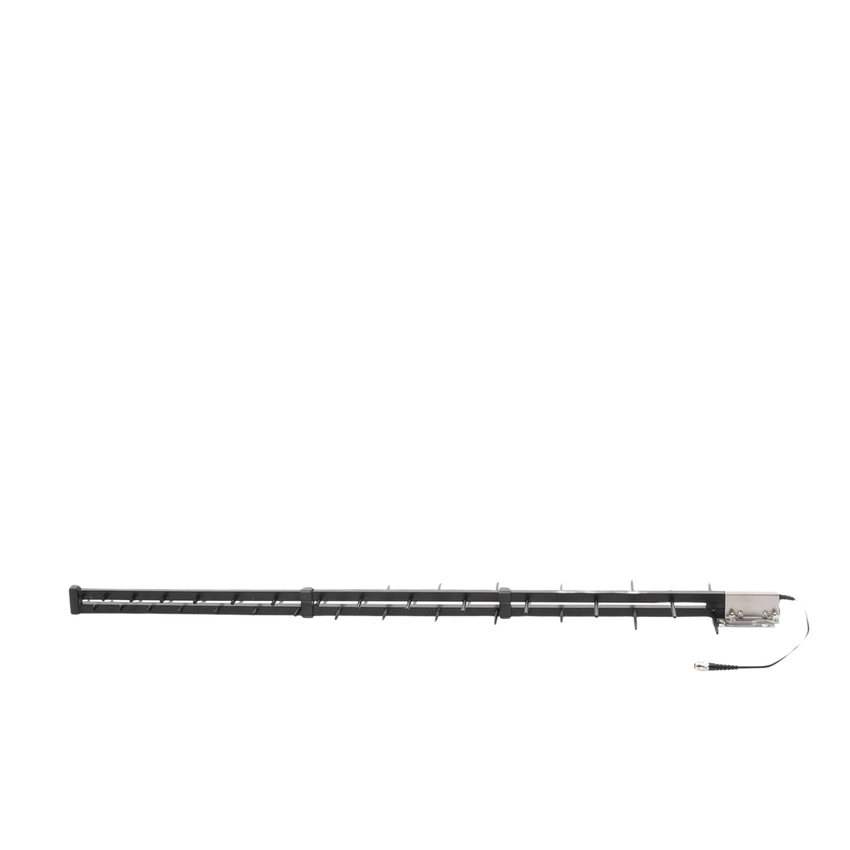Antena LPDA de Alta Ganancia/ ESPECIAL PARA AMPLIFICADORES DE UNA A CINCO BANDAS DE FRECUENCIA/ 698-2700 MHz/ 12.15 dBi de Ganancia.