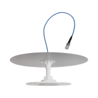 Antena Omnidireccional de Bajo Perfil Ultra Delgada con Reflector para Máxima Ganancia de 7dBi. Cubre bandas de celular 5G, 4G, 3G y WiFi de 608 a 2700 MHz.