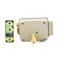 Cerradura Eléctrica / Incluye Llave / Derecha/ Con Botón integrado /Exterior
