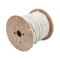 Carrete de 152 Metros (500 Pies) de Cable / 2 x 16 AWG / Blindado / Plenum / Color Blanco / Para Aplicaciones de Audio, Seguridad y Control
