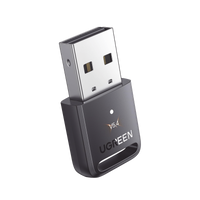 Adaptador USB-A a Bluetooth 5.4 | Soporta hasta 5 Dispositivos | Alcance de hasta 20 metros | Alta Fidelidad de Audio | Velocidades de Transferencia Rápidas | Plug & Play.