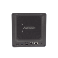 NAS UGREEN NASync DXP4800 Plus / Procesador Intel Pentium Gold 8505 5 Núcleos / 4 Bahías SATA + 2 M.2 NVMe PCIe 4.0 / 8GB DDR5 Expandible a 64GB / 10GbE + 2.5GbE / USB 3.2 Gen 2 Tipo C / HDMI 4K / Sistema Almacenamiento Conectado Red