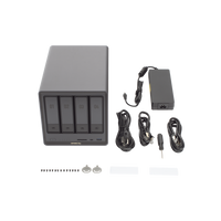 NAS UGREEN NASync DXP4800 Plus / Procesador Intel Pentium Gold 8505 5 Núcleos / 4 Bahías SATA + 2 M.2 NVMe PCIe 4.0 / 8GB DDR5 Expandible a 64GB / 10GbE + 2.5GbE / USB 3.2 Gen 2 Tipo C / HDMI 4K / Sistema Almacenamiento Conectado Red