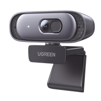 Cámara Web 2K con Micrófono Integrado | Cancelación de Ruido | Corrección de Luz Automática | Vista Amplia de 91° | Rotación Flexible de 360° | Cubierta de privacidad | Incluye Cable USB de 2M.