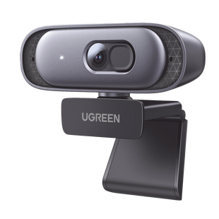 Cámara Web 2K con Micrófono Integrado | Cancelación de Ruido | Corrección de Luz Automática | Vista Amplia de 91° | Rotación Flexible de 360° | Cubierta de privacidad | Incluye Cable USB de 2M.