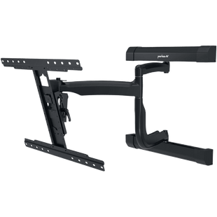 Soporte Mural Articulado SmartMount para Pantallas 43" a 75"+ / Extensión 30.5" (774mm) / Patrón VESA 200x100 a 600x400mm / Pivote ±90° / Capacidad hasta 150 lb (68kg)