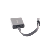 Adaptador HDMI a VGA / Resoluci�n 1080P / Audio 3.5mm / Con Puerto Micro USB para Alimentaci�n / Plug & Play / No Requiere Controlador / ABS / Flexible y Duradero