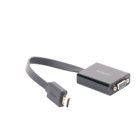 Adaptador HDMI a VGA / Resoluci�n 1080P / Audio 3.5mm / Con Puerto Micro USB para Alimentaci�n / Plug & Play / No Requiere Controlador / ABS / Flexible y Duradero