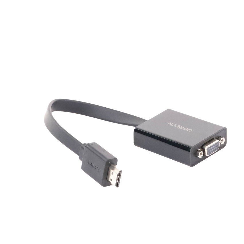 Adaptador HDMI a VGA / Resoluci�n 1080P / Audio 3.5mm / Con Puerto Micro USB para Alimentaci�n / Plug & Play / No Requiere Controlador / ABS / Flexible y Duradero