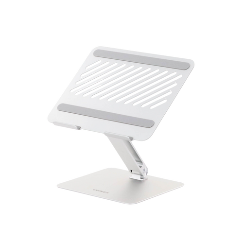 Soporte de Aluminio para Laptop | Ajustable 180° | Soporta Laptops de 10 a 17.3''| Capacidad de Carga 5Kg | Excelente Estabilidad | Diseño Para Alta Disipación de Calor | Altura y Angulo Ajustable | Plegable y Portátil.