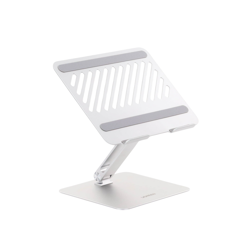 Soporte de Aluminio para Laptop | Ajustable 180° | Soporta Laptops de 10 a 17.3''| Capacidad de Carga 5Kg | Excelente Estabilidad | Diseño Para Alta Disipación de Calor | Altura y Angulo Ajustable | Plegable y Portátil.
