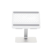 Soporte de Aluminio para Laptop | Ajustable 180° | Soporta Laptops de 10 a 17.3''| Capacidad de Carga 5Kg | Excelente Estabilidad | Diseño Para Alta Disipación de Calor | Altura y Angulo Ajustable | Plegable y Portátil.