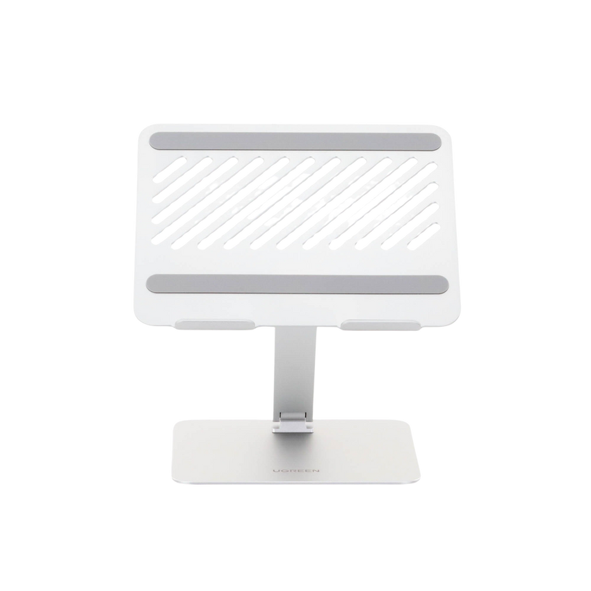 Soporte de Aluminio para Laptop | Ajustable 180° | Soporta Laptops de 10 a 17.3''| Capacidad de Carga 5Kg | Excelente Estabilidad | Diseño Para Alta Disipación de Calor | Altura y Angulo Ajustable | Plegable y Portátil.