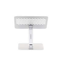 Soporte de Aluminio para Laptop | Ajustable 180° | Soporta Laptops de 10 a 17.3''| Capacidad de Carga 5Kg | Excelente Estabilidad | Diseño Para Alta Disipación de Calor | Altura y Angulo Ajustable | Plegable y Portátil.