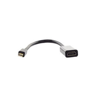 Convertidor Mini Display Port a HDMI / 4K@30Hz / Thunderbolt / Blindaje Interno M�ltiple / Carcasa ABS / Longitud de 25 cm (9.84 pulgadas)