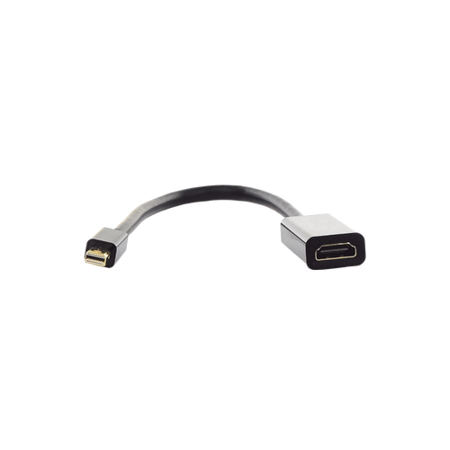 Convertidor Mini Display Port a HDMI / 4K@30Hz / Thunderbolt / Blindaje Interno M�ltiple / Carcasa ABS / Longitud de 25 cm (9.84 pulgadas)