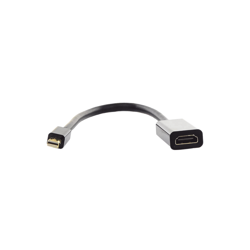 Convertidor Mini Display Port a HDMI / 4K@30Hz / Thunderbolt / Blindaje Interno M�ltiple / Carcasa ABS / Longitud de 25 cm (9.84 pulgadas)