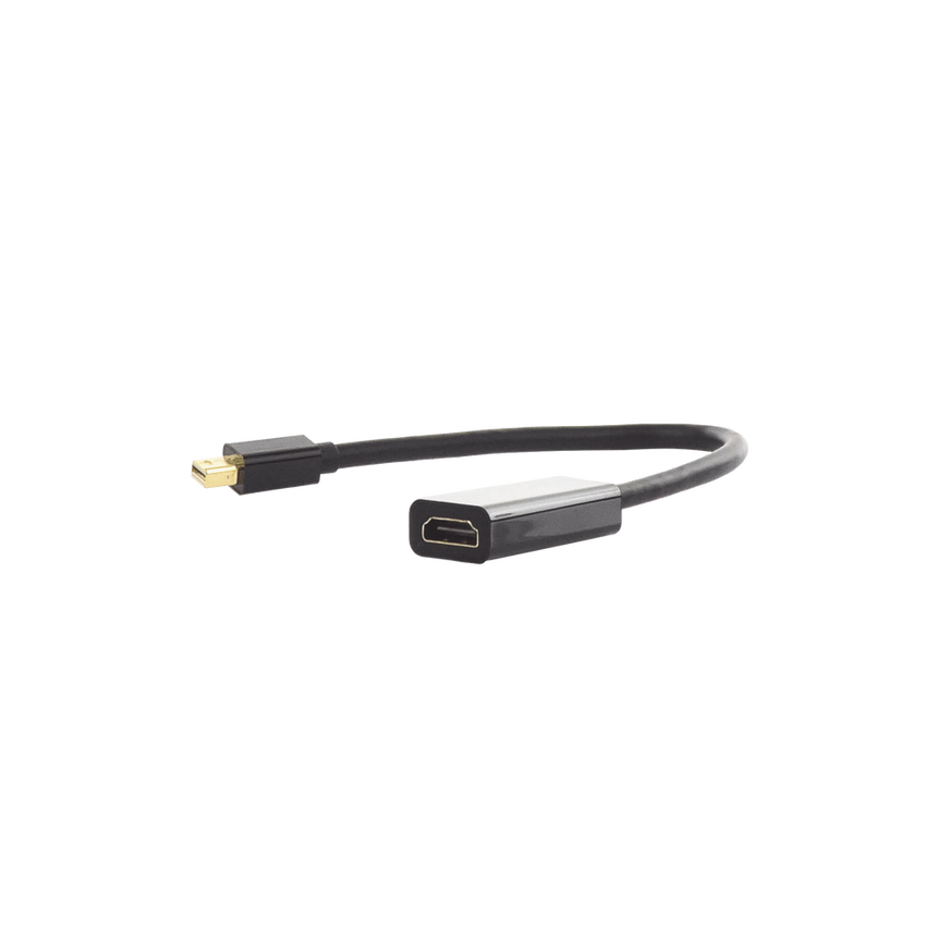 Convertidor Mini Display Port a HDMI / 4K@30Hz / Thunderbolt / Blindaje Interno M�ltiple / Carcasa ABS / Longitud de 25 cm (9.84 pulgadas)