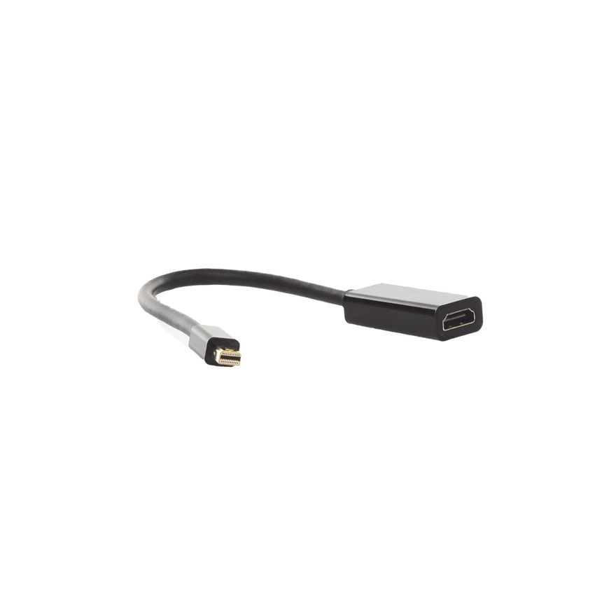 Convertidor Mini Display Port a HDMI / 4K@30Hz / Thunderbolt / Blindaje Interno M�ltiple / Carcasa ABS / Longitud de 25 cm (9.84 pulgadas)