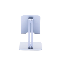 Soporte de Aluminio para IPad & Tablet | Plegable |Angulo Ajustable de 180° y 270° | Base Antideslizante | Protección  de Silicona | Amplia Compatibilidad con dispositivos de 7.9'' a 12.9'' | Aluminio Solido | Color Gris