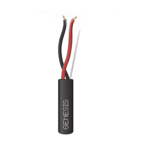 Carrete de Cable 305 Metros (1000 Pies) / 2 x 18 AWG FPL / Cable Direct Burial / Para Uso en Intemperie / Uso en Aplicaciones en Sistemas de Detección de Incendio y Sistemas de Evacuación