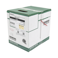 Bobina de 152 Metros (500 Pies) de Alambre / 2 x 18 AWG / Riser / Resistente al Fuego / Color Rojo / Tipo FPLR- CL3R - C(UL) -FT4 / Para Sistemas Contra Incendio o Sistemas de Evacuación