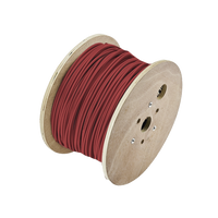 Bobina de 305 Metros (1000 Pies) de Alambre / 2 x 16 AWG / Riser / Para Aplicaciones de Incendio FPLR / Blindado Sólido Color Rojo