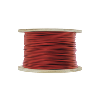 Bobina de 305 Metros (1000 Pies) de Alambre / 2 x 16 AWG / Riser / Para Aplicaciones de Incendio FPLR / Blindado Sólido Color Rojo