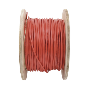 Carrete de 152 Metros (500 Pies) de Alambre / 2 x 14 AWG / Riser / BLINDADO / Tipo FPLR / Color Rojo / Para Aplicaciones en Sistemas de Detección de Incendio y Sistemas de Evacuación