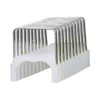 Paquete de 300 Grapas con Aislamiento, para Cables NM (RomexÆ) como 14/3, 14/3G, 12/3 y otros cables de hasta 11/32 x 19/32 (9 mm x 15 mm / 0.35 x 0.59 pulgadas).