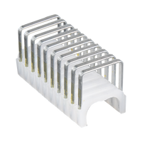 Paquete de 300 Grapas con Aislamiento, para Cables NM (RomexÆ) como 14/3, 14/3G, 12/3 y otros cables de hasta 11/32 x 19/32 (9 mm x 15 mm / 0.35 x 0.59 pulgadas).
