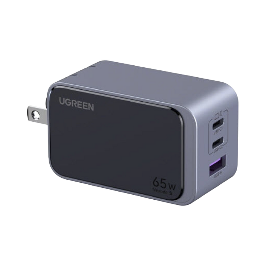 Cargador de 65W serie Nexode S | 3 Puertos de Carga Rápida | 2 USB-C | 1 USB-A | Tecnología GaN II | PD3.0 | QC4.0 | FCP/SCP/AFC/PPS/PPS2.0 | Tecnología de Protección Térmica | Optimiza la Carga | Carcasa Ignifuga.