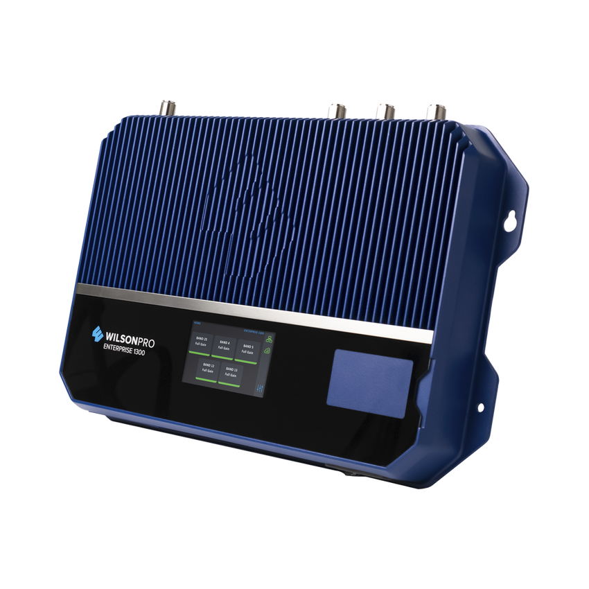 Amplificador de señal celular Enterprise 1300/ Mejora las llamadas convencionales y VoLTE / Soporta los datos de las tecnologías 2G, 3G y 4G de TELCEL, AT&T y MOVISTAR / Función MT y XDR.