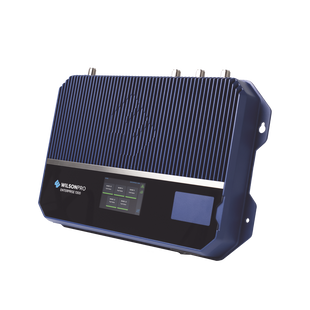 KIT Amplificador de señal celular 4G LTE, 3G y Voz. Especial para áreas comerciales que reciben la señal de múltiples torres. Cubre áreas de hasta 3716 metros cuadrados.