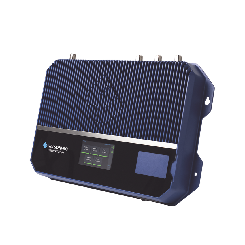 KIT Amplificador de señal celular 4G LTE, 3G y Voz. Especial para áreas comerciales que reciben la señal de múltiples torres. Cubre áreas de hasta 3716 metros cuadrados.