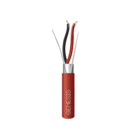 Bobina de Alambre 152 Metros / 2 x 16 AWG Blindado / PLENUM / Para Alarmas de Incendio