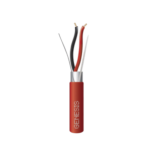 Bobina de Alambre 152 Metros / 2 x 16 AWG Blindado / PLENUM / Para Alarmas de Incendio