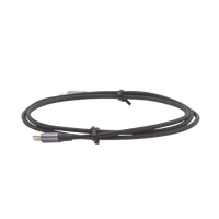 Cable USB-C a USB-C | 1 Metro (3.28 Pies) | Transferencia de Datos de 480 Mbps | Carga Rápida de Hasta 60W | QC 4.0/3.0/2.0 | PD3.0 | FPC | AFC | Protección Integrada | Caja de Aluminio | Nylon Trenzado | Color Negro